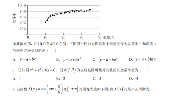 2020山西高考文科数学试题【Word真题试卷】