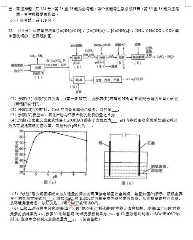 2020届湖南省邵阳市重点学校高三综合化学模拟试题