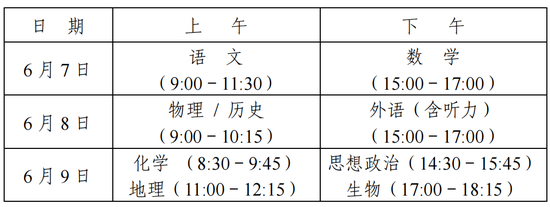 2021年湖南高考考试安排与录取工作实施方案公布了