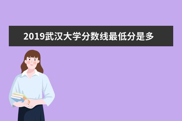 2019武汉大学分数线最低分是多少