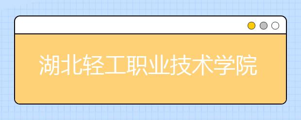 湖北轻工职业技术学院2020年招生章程