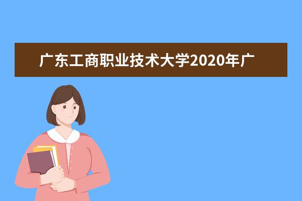 广东工商职业技术大学2020年广东省艺术类专业招生计划