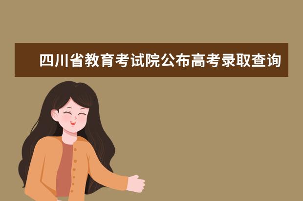 四川省教育考试院公布高考录取查询渠道
