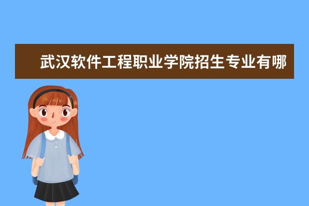 武汉软件工程职业学院专业设置如何 武汉软件工程职业学院重点学科名单