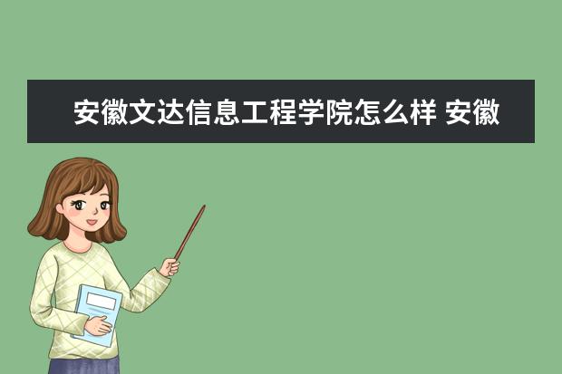 安徽文达信息工程学院奖学金设置标准是什么？奖学金多少钱？