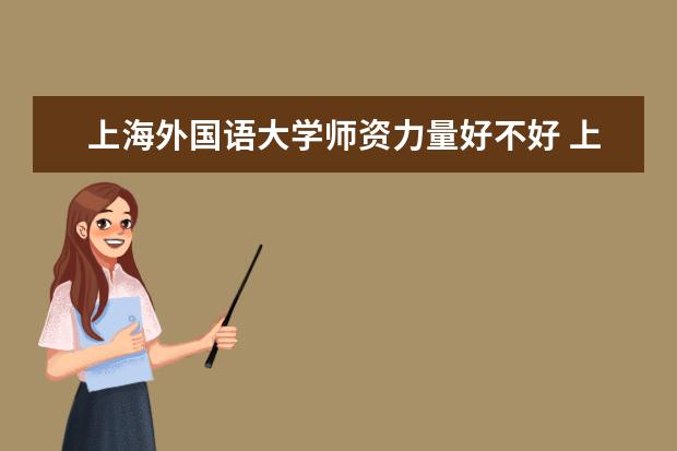上海外国语大学师资力量好不好 上海外国语大学教师配备情况介绍